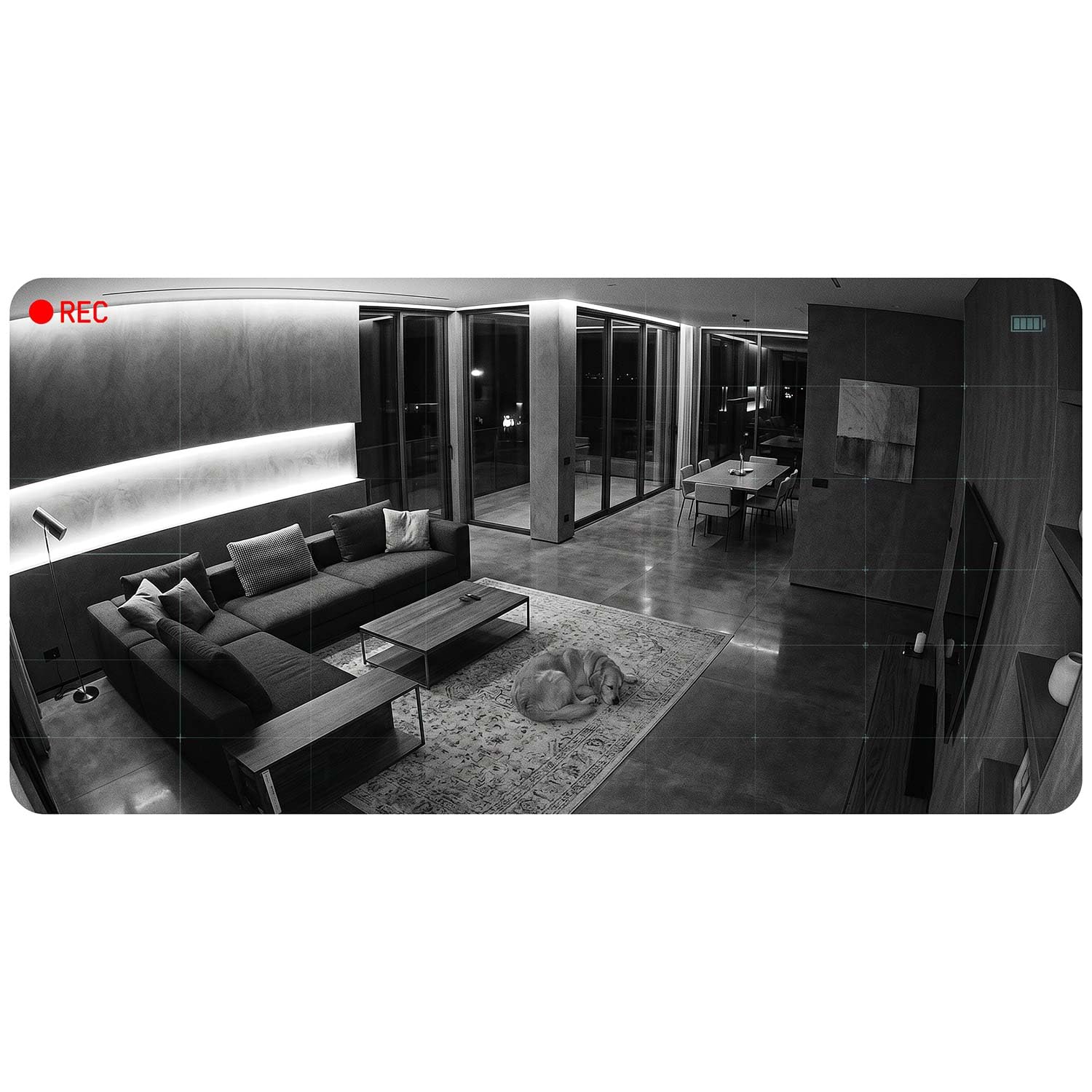 Berdsen Vigilabebés con cámara WiFi IP de 5 MP Tuya - ángulo de visión de 109°, orientable 355°/60° - Modo Nocturno, detección de Movimiento, Audio bidireccional, microSD