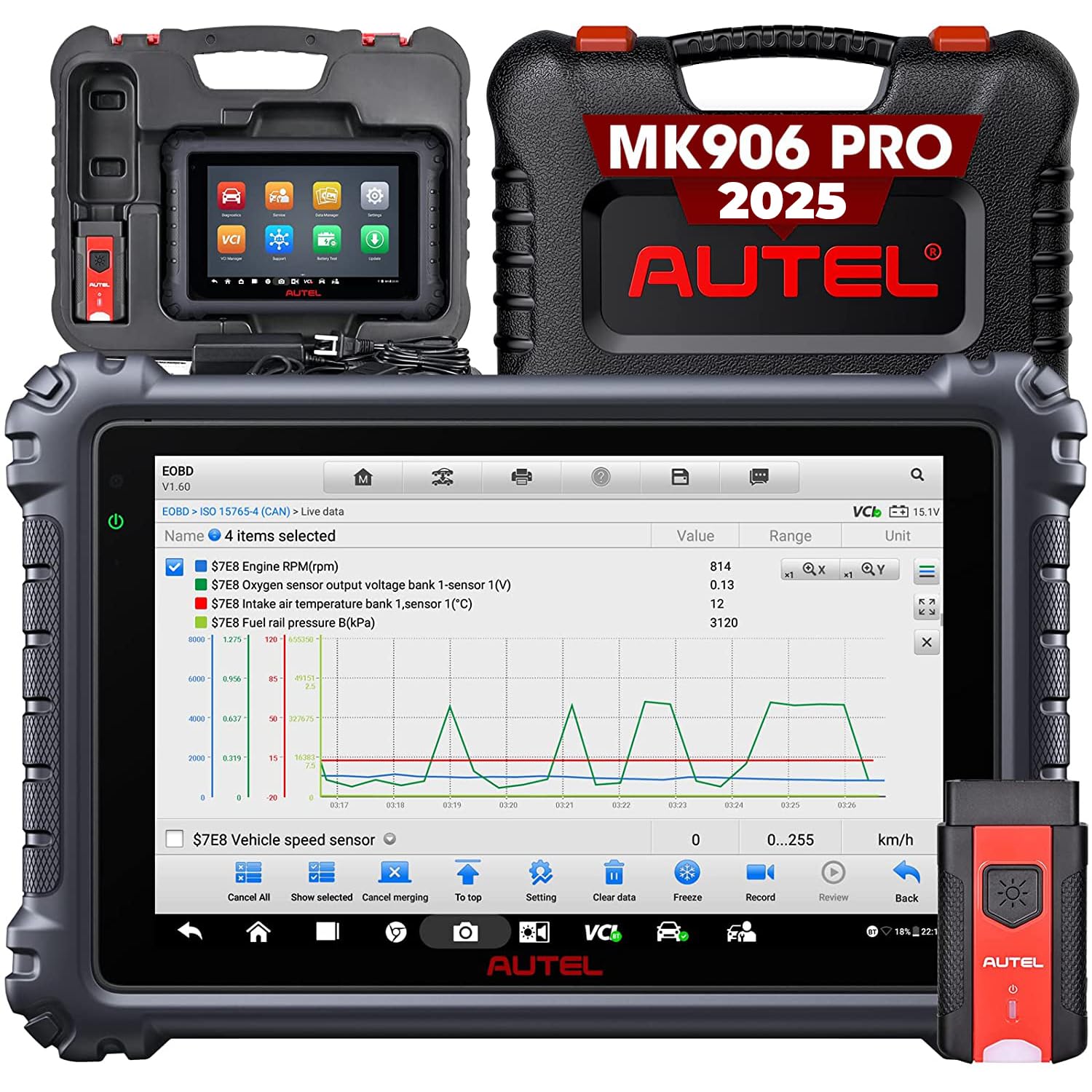 Amazon.co.jp: Autel MaxiCOM MK906 Pro、 MaxiVCI V200付き