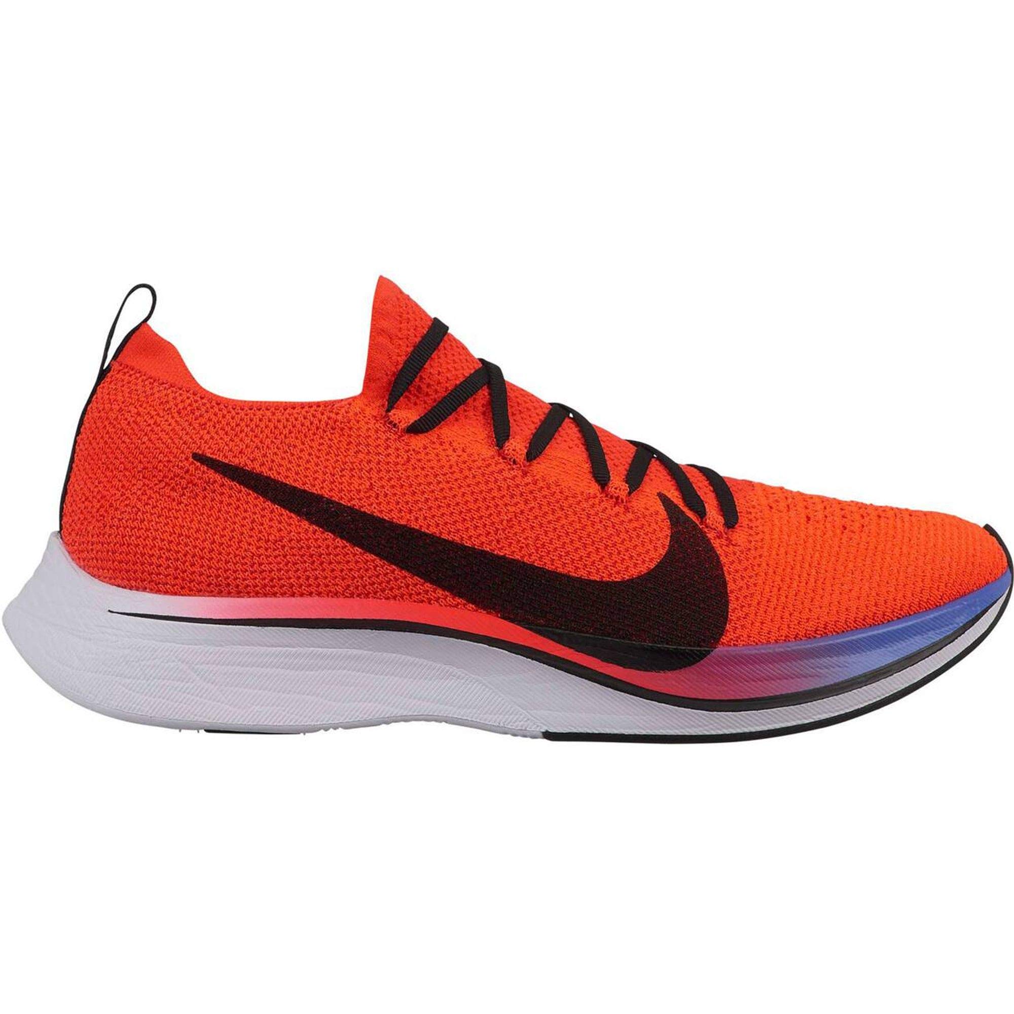 Nike Vaporfly 4% Flyknit Unisex Running Shoe Bright Crimson/Sapphire/White/Black 11.0