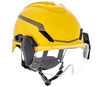 MSA 10194820 V-Gard H1 Half-Face Spectacle - Polycarbonate (PC), Clear Tint with Antifog/Antiscratch Coating, Contoured, Resists Impact & Splash Hazards, Durable & Replaceable Hard Hat Accessory