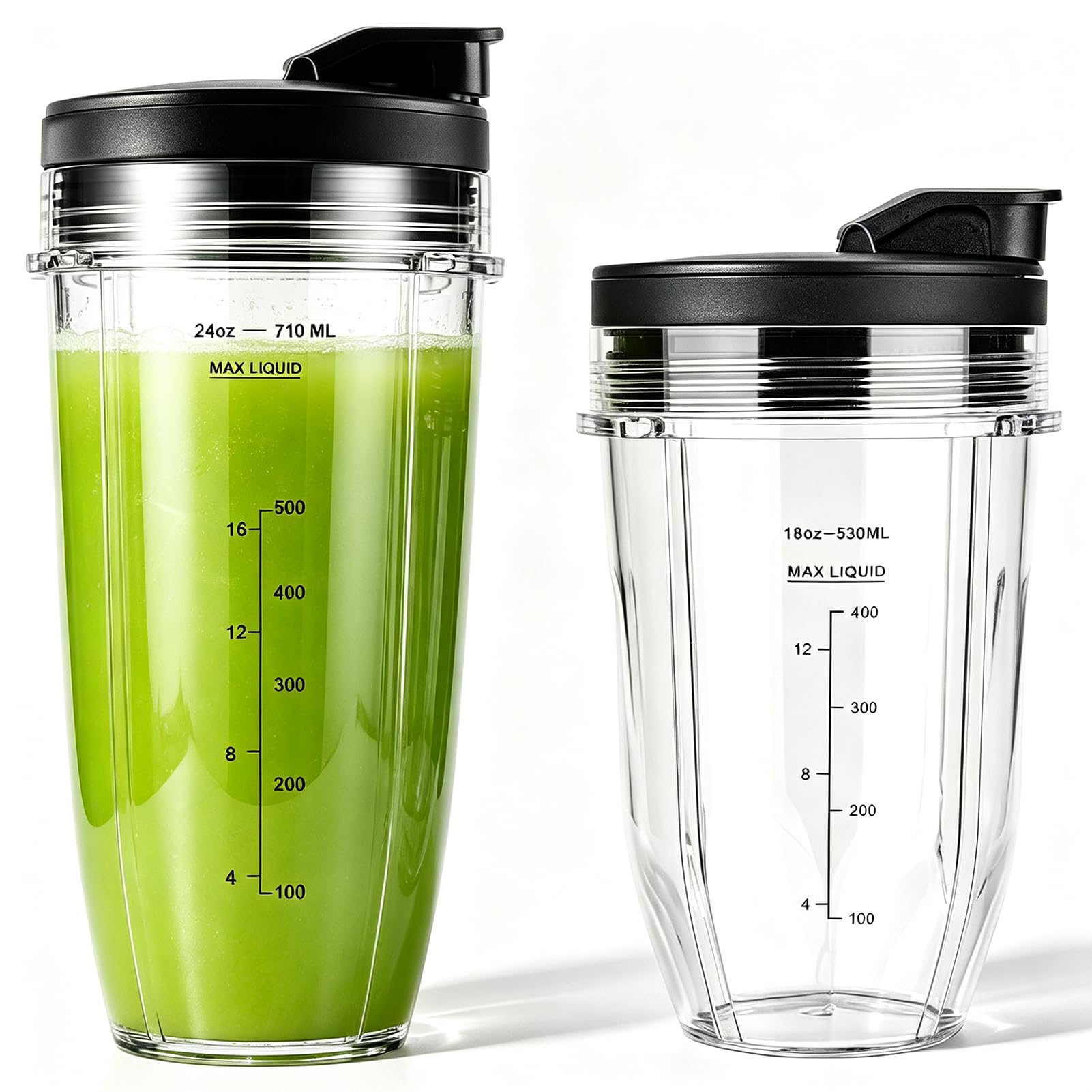 Amazon.com: for Ninja Blender Cups Replacement, 24oz & 18oz