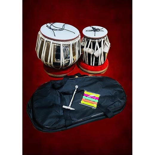 MUSIQAA JAHAN Stainless Tabla Drum Set
