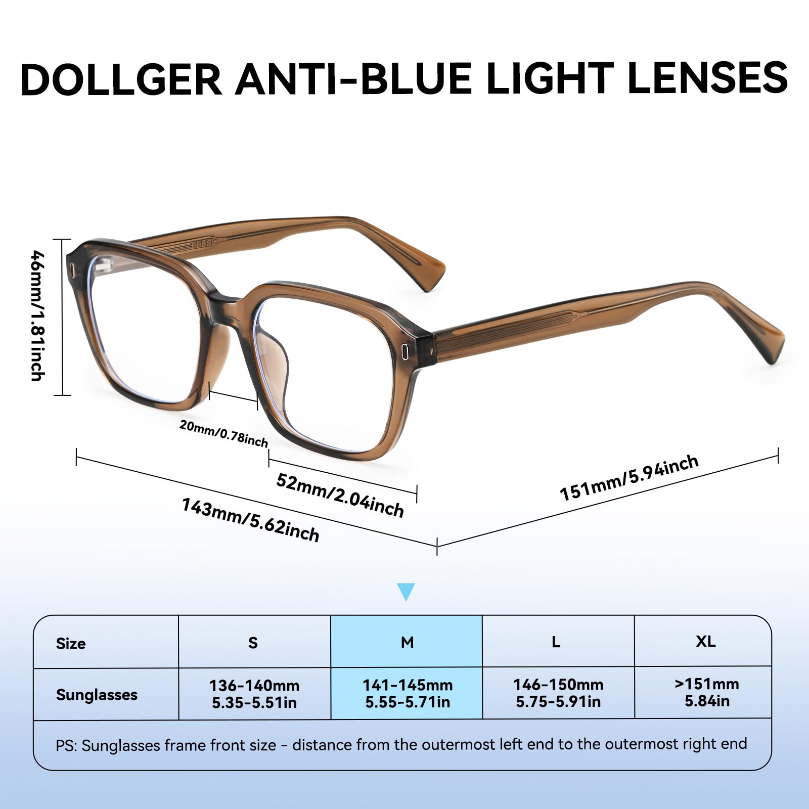 Dollger Retro kwadratowe okulary z niebieskim światłem dla mężczyzn kobiet TR90 Pin rama stopy lekkie anty-niebieskie światło