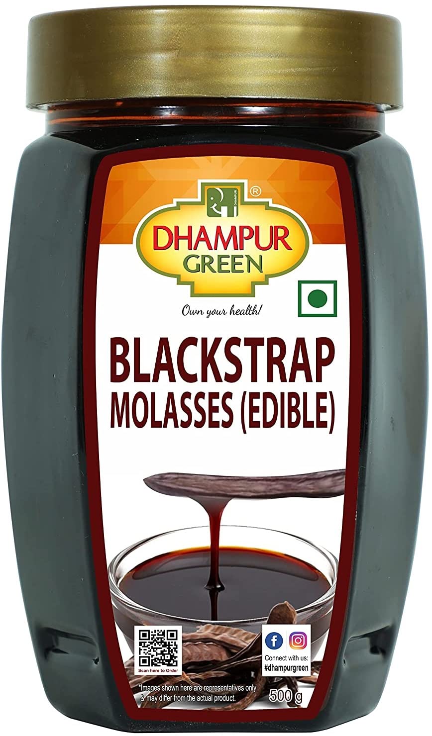 Dhampure Speciality Blackstrap Molasses For Baking,Jaggery Gur Baking