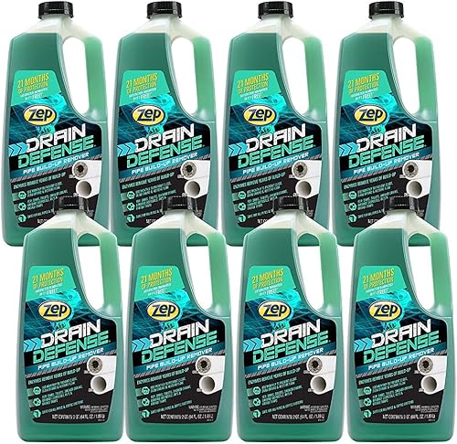 Miniatura 4 de Zep Drain Defense - Removedor de acumulación de tuberías - 64 onzas - ZLDC648 - Removedor de acumulación de tuberías líquidas de fuerza profesional
