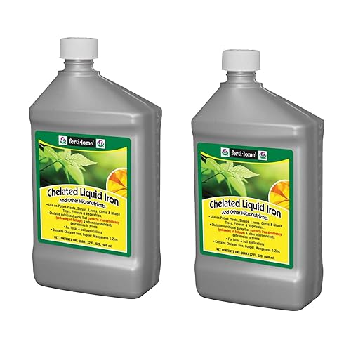 Fertilome Hierro quelado de 32 onzas (paquete de 2)