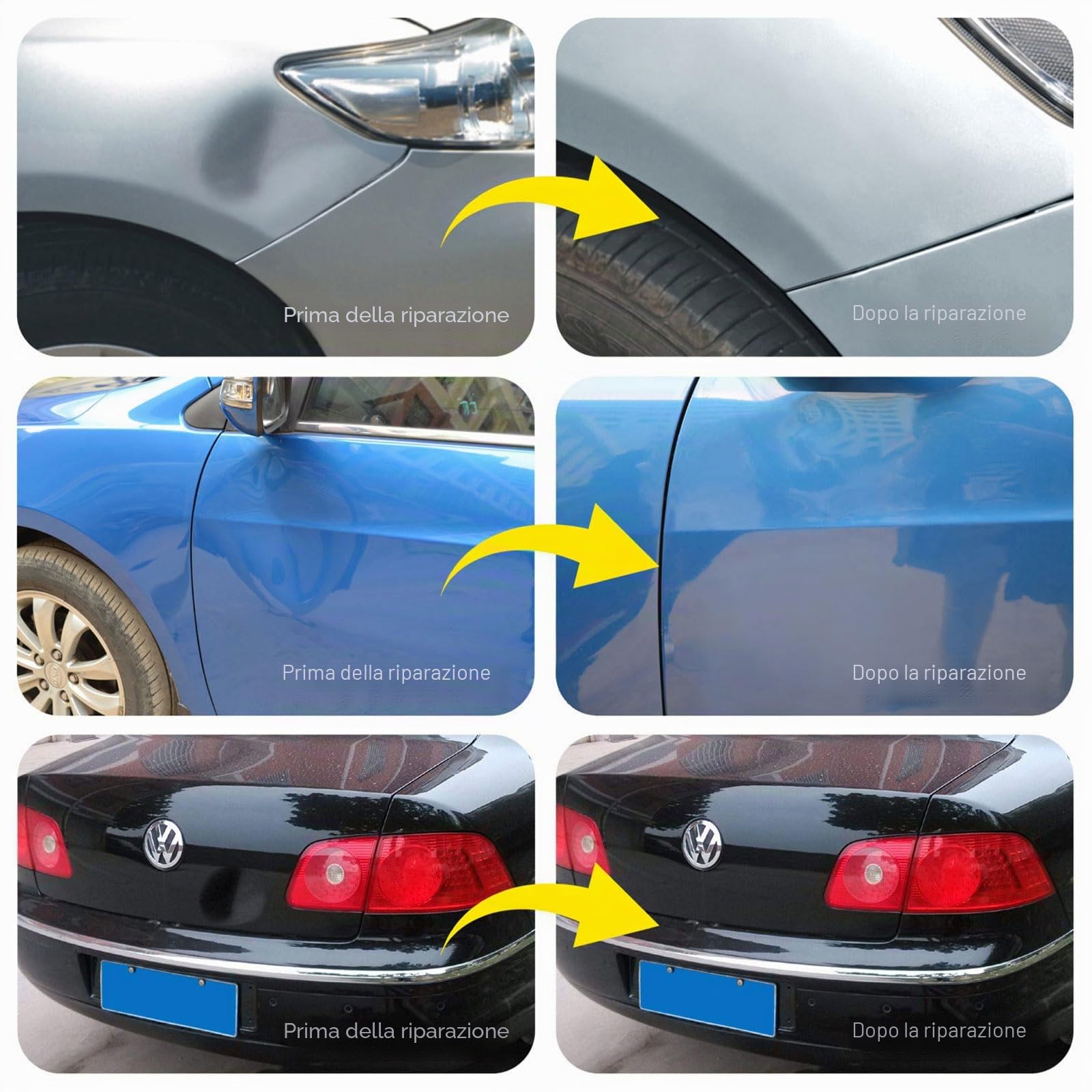 Tirabolli per Carrozzeria,29pcs Kit Rimozione Ammaccature Auto,Kit Riparazione Carrozzeria Auto,Strumento per Riparazione Ammaccature,Kit Rimozione delle Ammaccature Senza Verniciatura