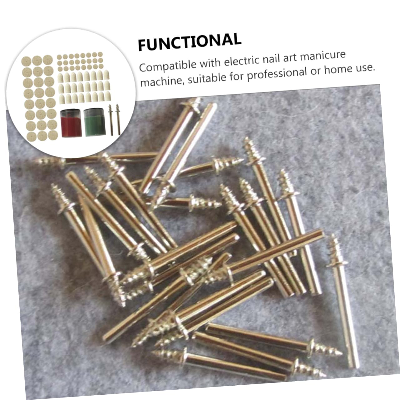 Cabilock 2sets 76pcs Polishing Wheel Buffing Pad Set with Mandrel and Grinding Pastes for Fine Detail Work Jade Versatile Polisher Equipment for Drill Bits 76pcs*2