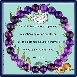 Sloth Gift Sloth Spirit Animal Gifts Sloth Jewelry Gift Sloth Lover Gifts Sloth Charm Bracelets Meaningful Animal Jewelry Gift