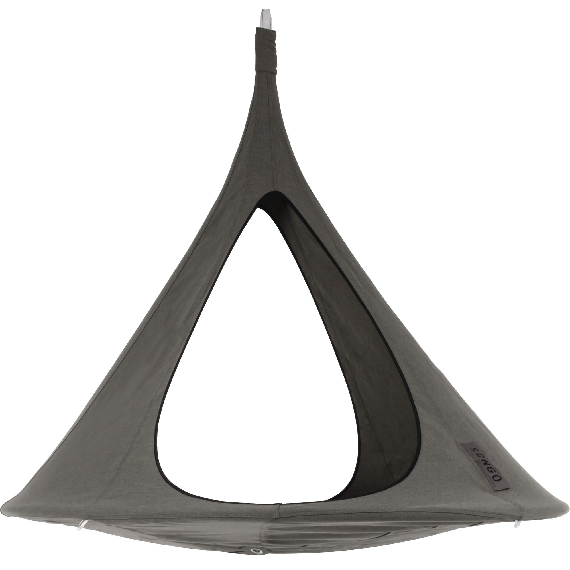 Vivere Cacoon Hanging Songo Chair- Indoor/Outdoor Olefin Canvas- 440 lb Capacity