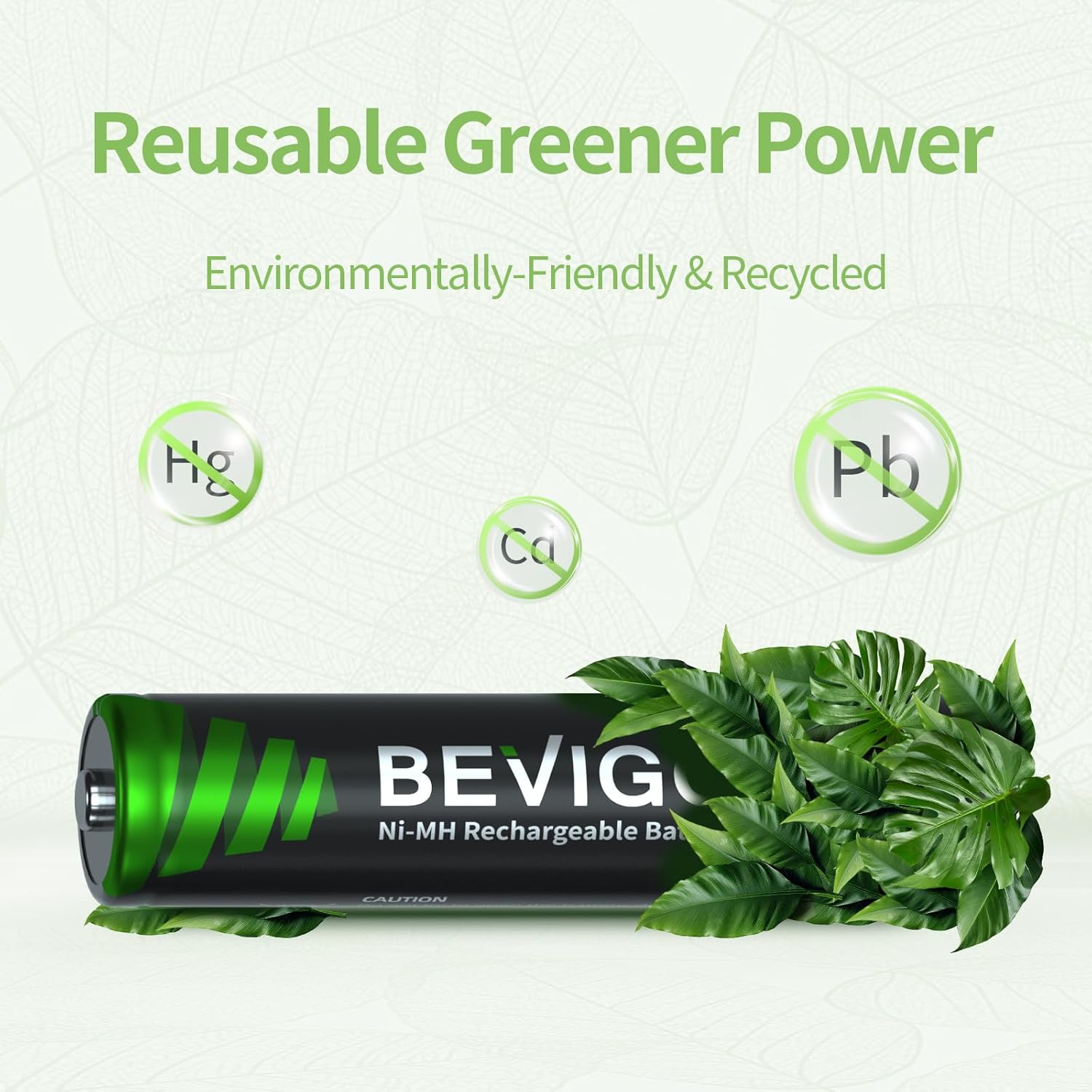 BEVIGOR Rechargeable AAA Batteries, 1100 mAh High Capacity, LSD Low Self Discharge Technology, 1.2V NiMH AAA Batteries Rechargeable, Long-Lasting Triple AAA Recharge Batteries, 24 Count