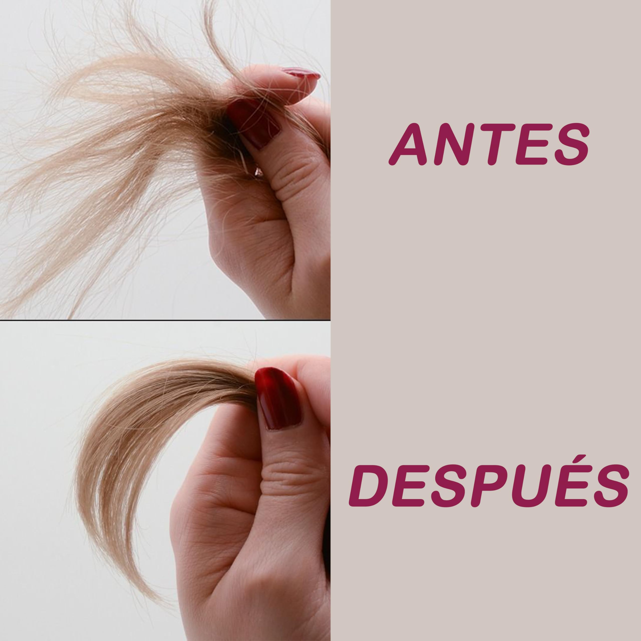 Mascarilla Capilar de Acondicionamiento Profundo para Cabello Rubio Teñido y Decolorado con Queratina