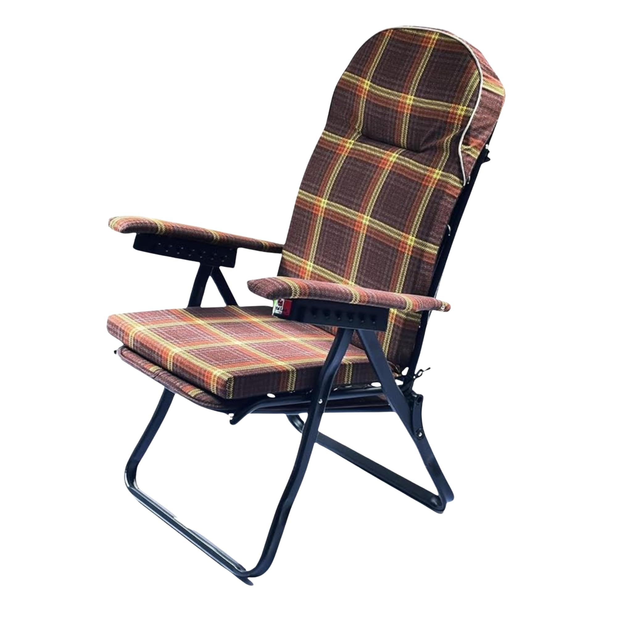 House Collection HSC1128 Chaise Longue Automatique Ronde – Flock COT, Multicolore – Métal F.A.R.