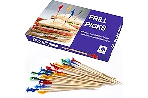 400-count Hotlix Frill Cocktail Toothpicks