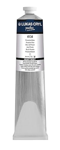 Lukas Cryl Liquid - Pintura acrílica de cuerpo suave para vertido, pintura acrílica profesional de baja viscosidad, azul prusiano, 6.8 fl oz