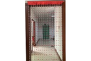 Acrylic Red Heart Beaded Curtain: Add Charm to Your Space