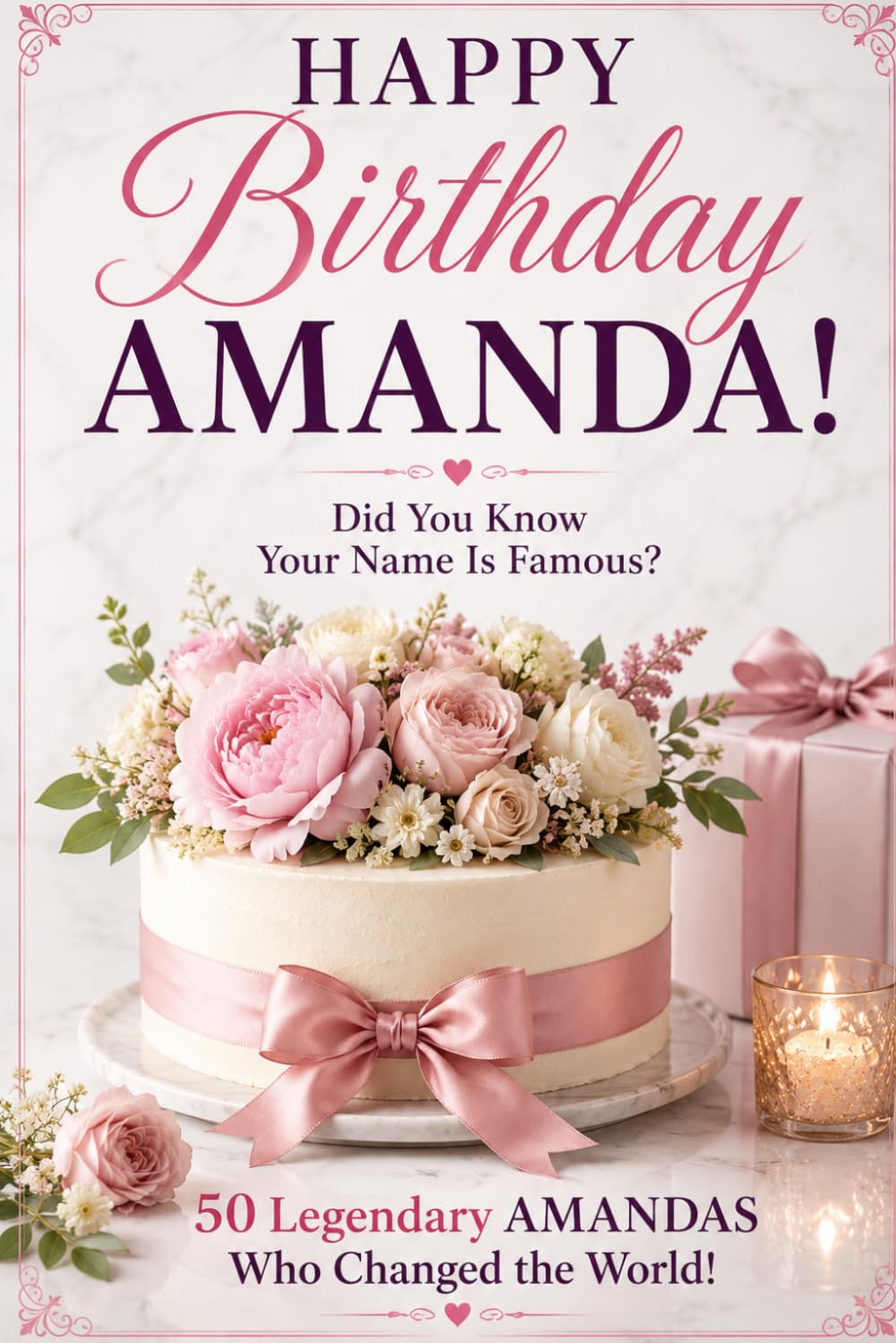 Happy Birthday, AMANDA! Did You Know Your Name Is Famous?: 50 Legendary Amandas Who Changed the World