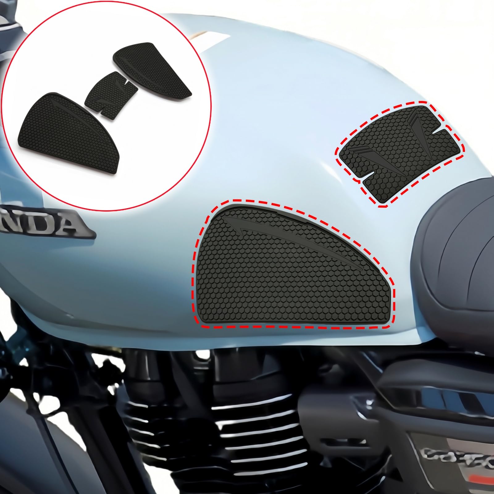 Amazon | タンクパッド ホンダに適用 GB350 CB350 GB350S CB350S/C