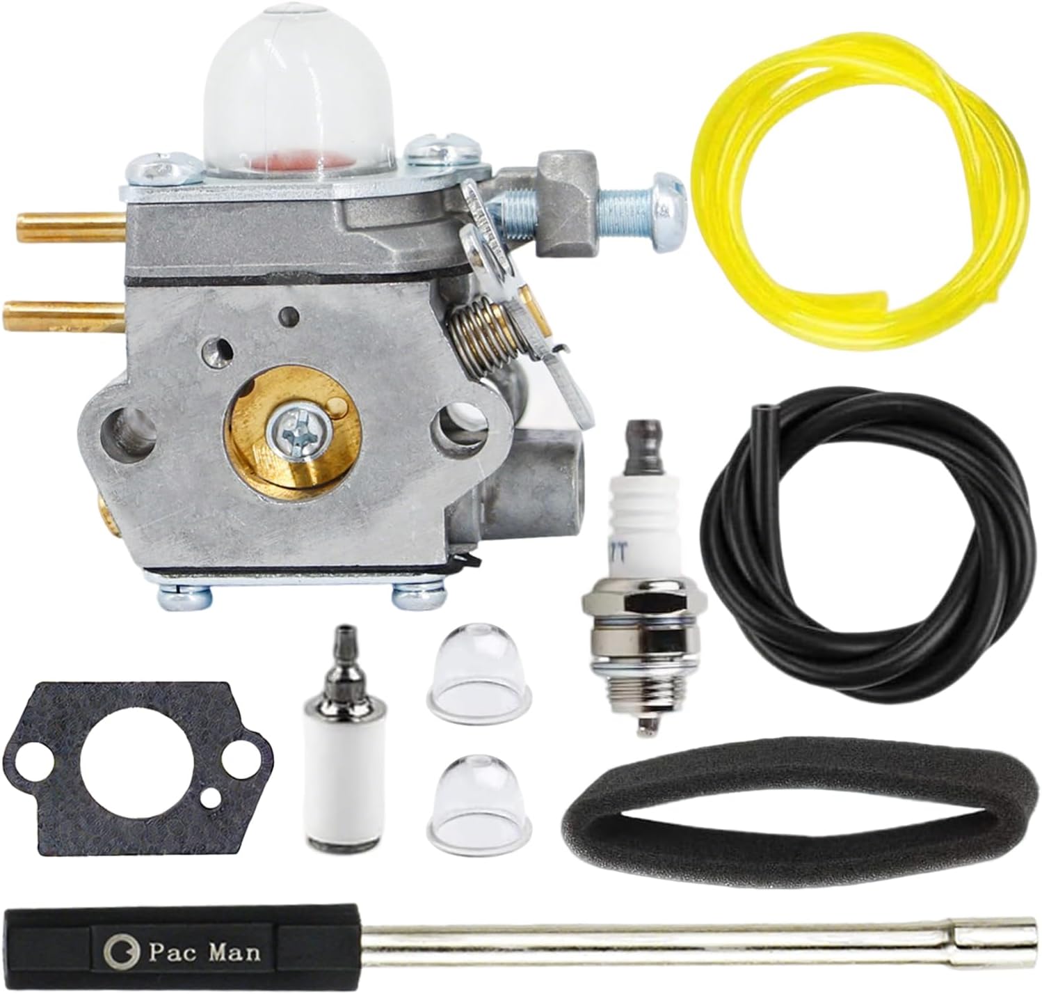 H2500 Carburetor for Hyper Tough H2510 H2520 25cc 2-Cycle String Trimmer Replaces for MTD 753-06423