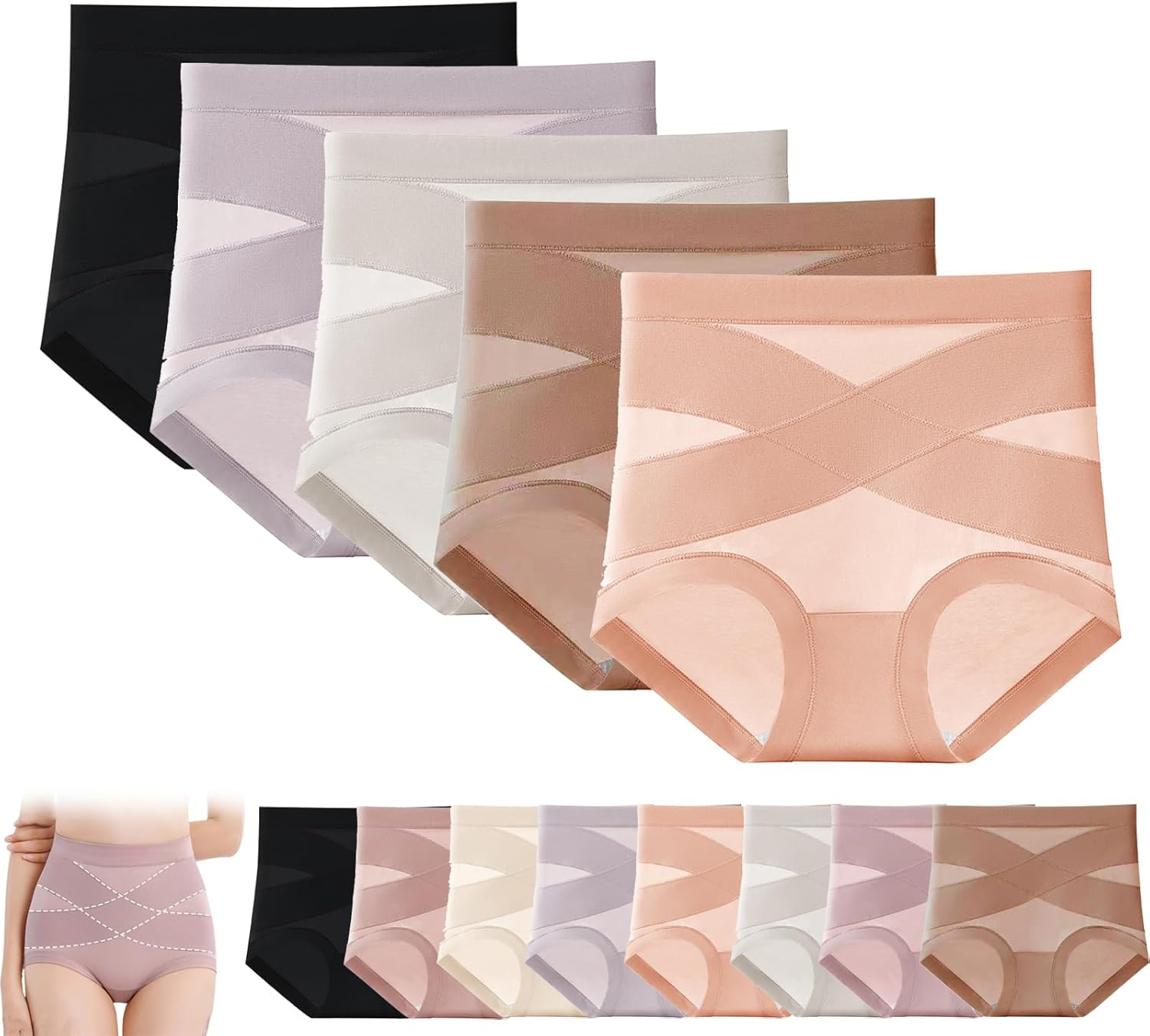 Premium Comfort Leakproof Shaping Undies, Seamless Soft Breathable