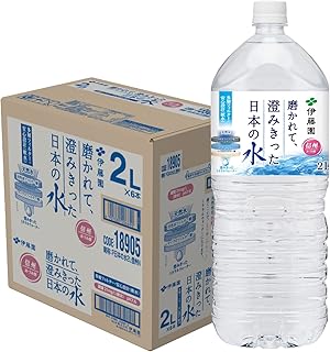 伊藤園 磨かれて、澄みきった日本の水 信州 2L×6本