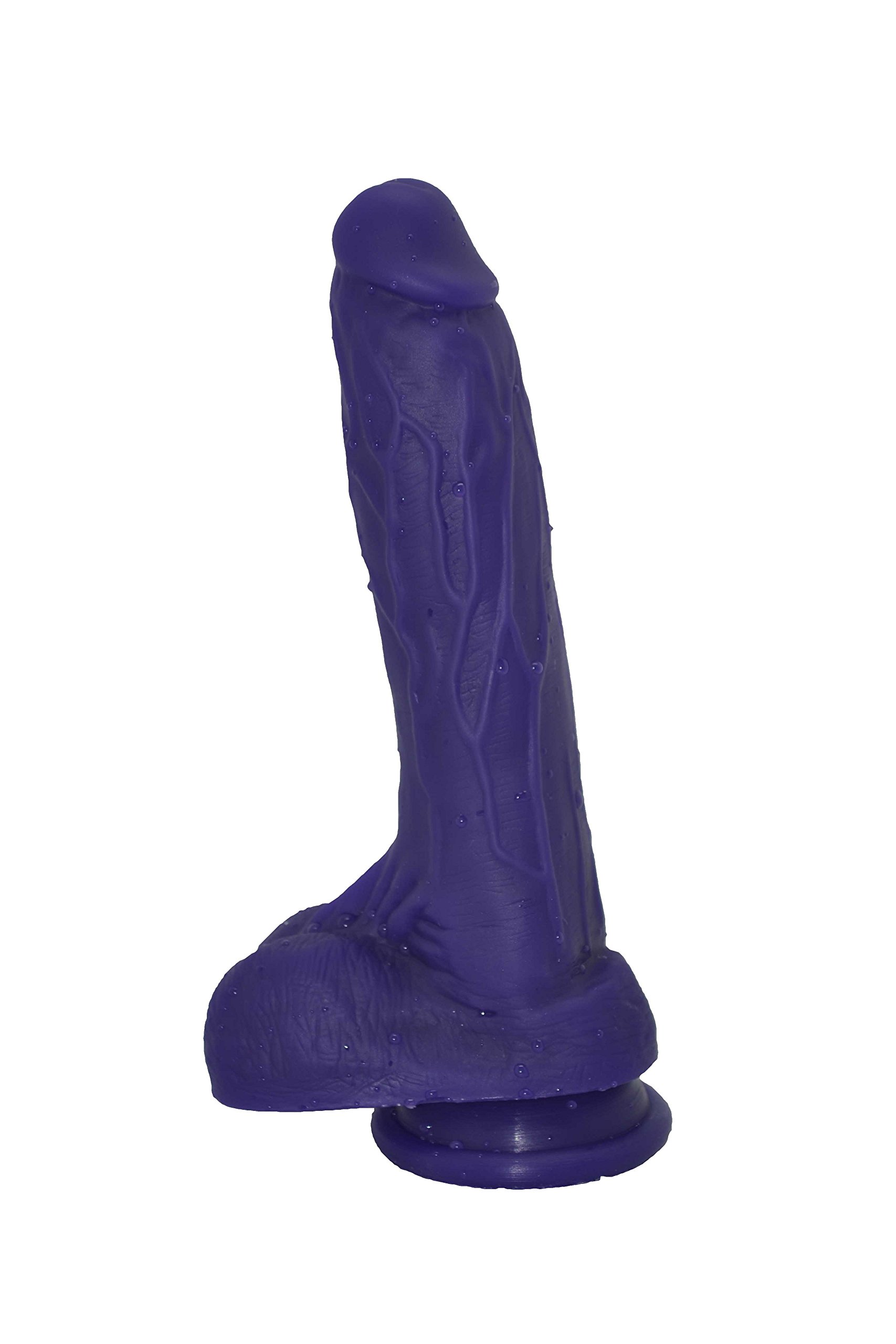 Super Bob 8 Inch 20 CM Silicone Dildo By New York Exotic Novelties One Year Warranty (Purple) NYXS0003