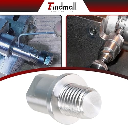 Vista 7 de findmall Adaptador de husillo de cabezal de torno convierte 3/4 pulgadas x 10 TPI a 1 pulgada x 8TPI para torno de carpintería