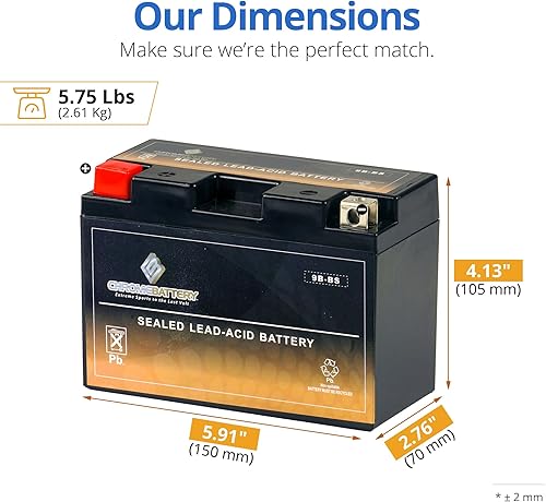 Miniatura 73 de YTX14AHL-BS Power Sports batería de alto rendimiento.