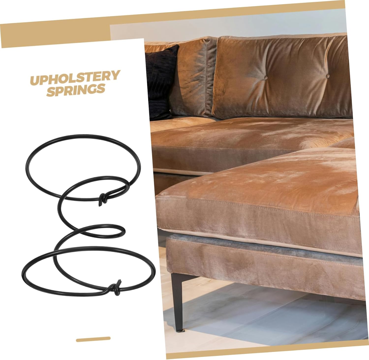 Furniture Upholstery Seat Springs 10pcs Spring Chair Replacement Kit for Couch Repair Vibration Control Sofa Recliner Part