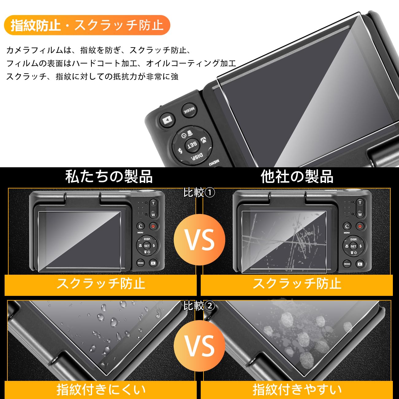 Amazon.co.jp: 【2枚セット】 用 KODAK Pixpro C1 保護フィルム 2枚