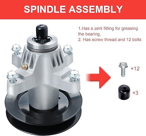 Miniatura 5 de Magorfas 3 piezas cortadora de césped Assenmbly para MTD Cub Cadet RZT 50 LT1050 918-04126B 918-04125 618-04126