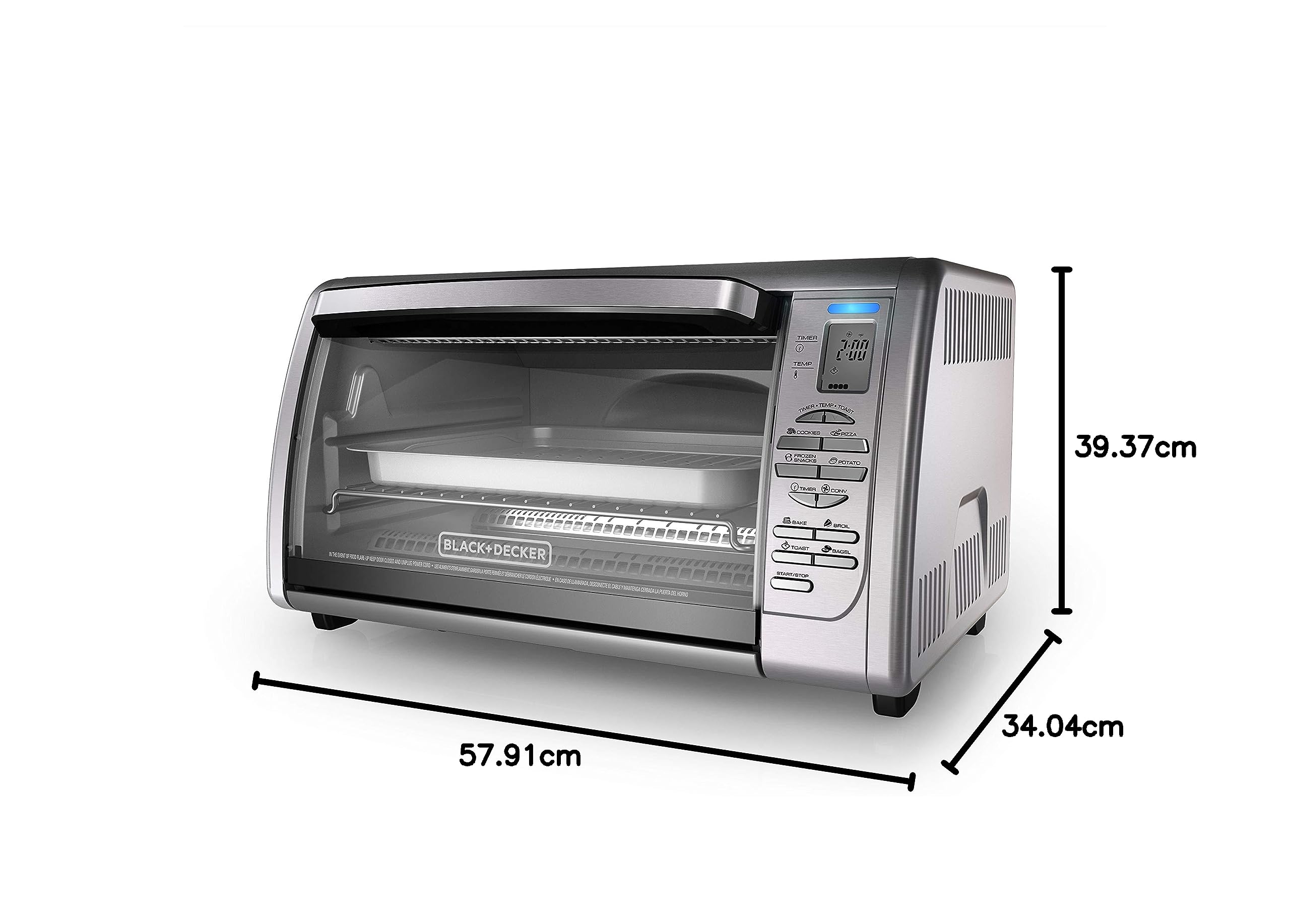 Black & Decker Convection Oven - Stainless Steel -10 Black & Decker Convection Oven - Stainless Steel -10