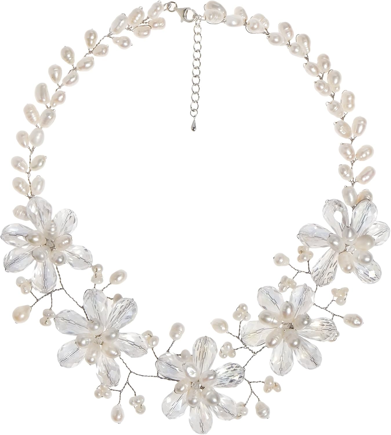 未使用☆ポンテヴェキオ 18Kマザーオブパール ネックレス 花 未使用