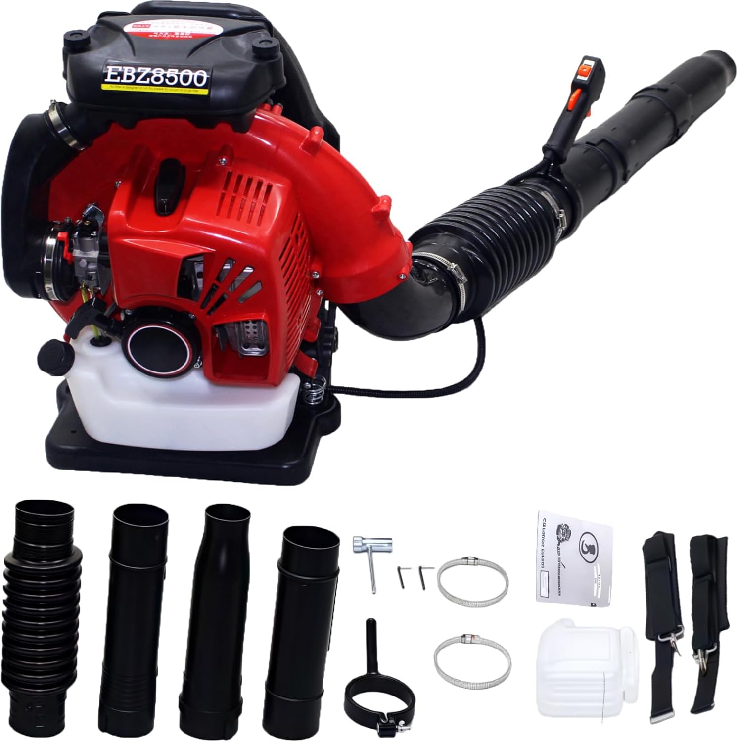 Gas Leaf Blower, 3.6HP 2 Stroke Backpack Blower,72CC Gas Backpack Leaf Blower for Landscaping, Snow Removal and Heavy-Duty Yard Work
