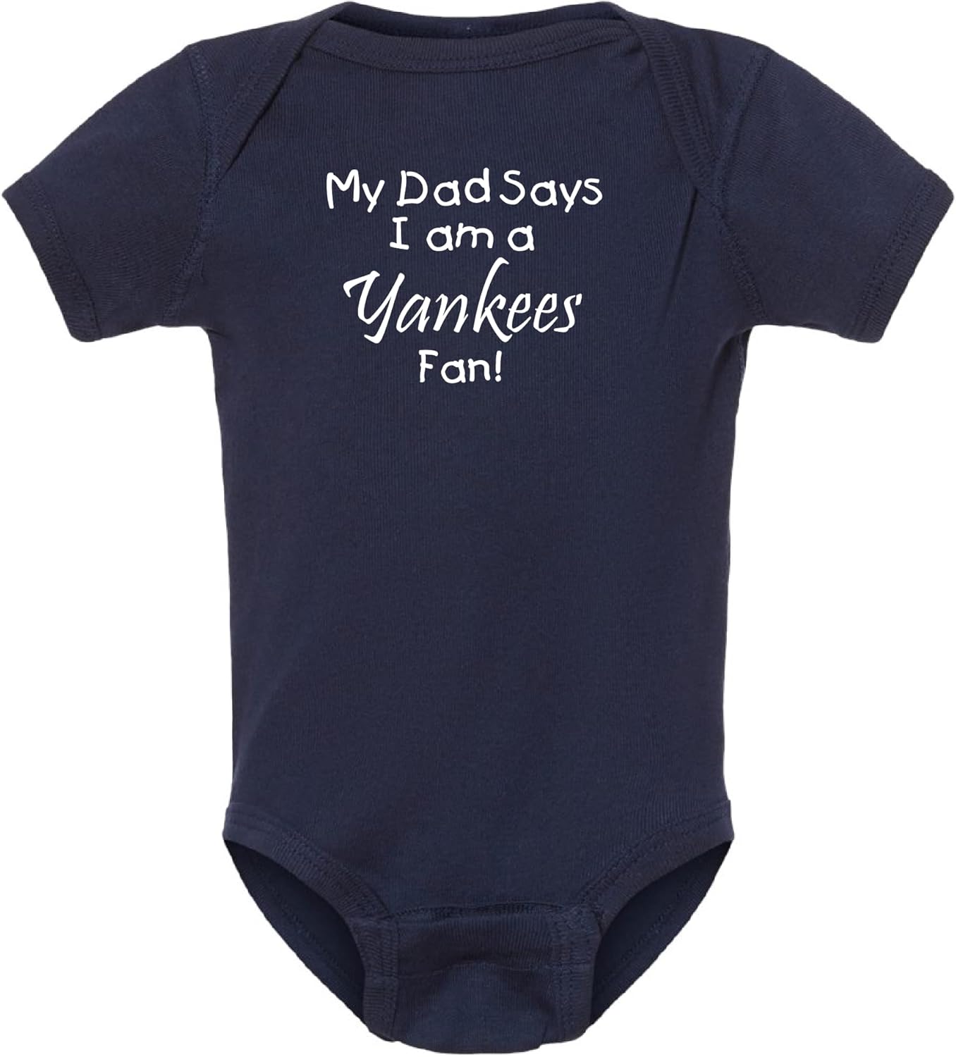 Cute My Dad Says I am a Baseball Fan Baby Bodysuit