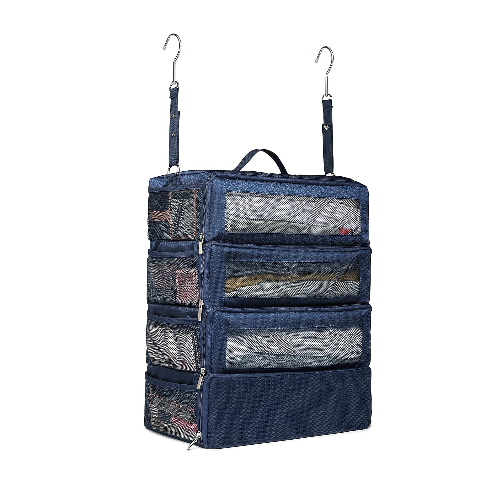 Aucovely Suitcase Organizer Travel Bags Organizer for Luggage Compression Hanging Packing Cubes for Travel Carry on Closet (Bag Only)