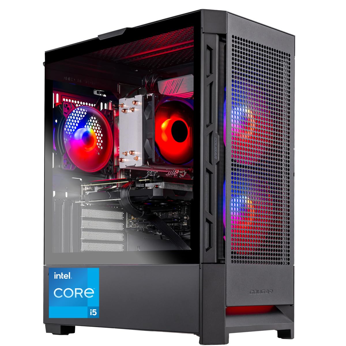 Blaze4 Mini Desktop PC, Intel i5 14400F 2.5 GHz (4.7GHz Turbo), NVIDIA RTX 5060 Ti 16GB, 1TB Gen4 NVMe SSD, 16GB DDR5 RAM 5200, 650W Gold PSU, Wi-Fi, Win 11