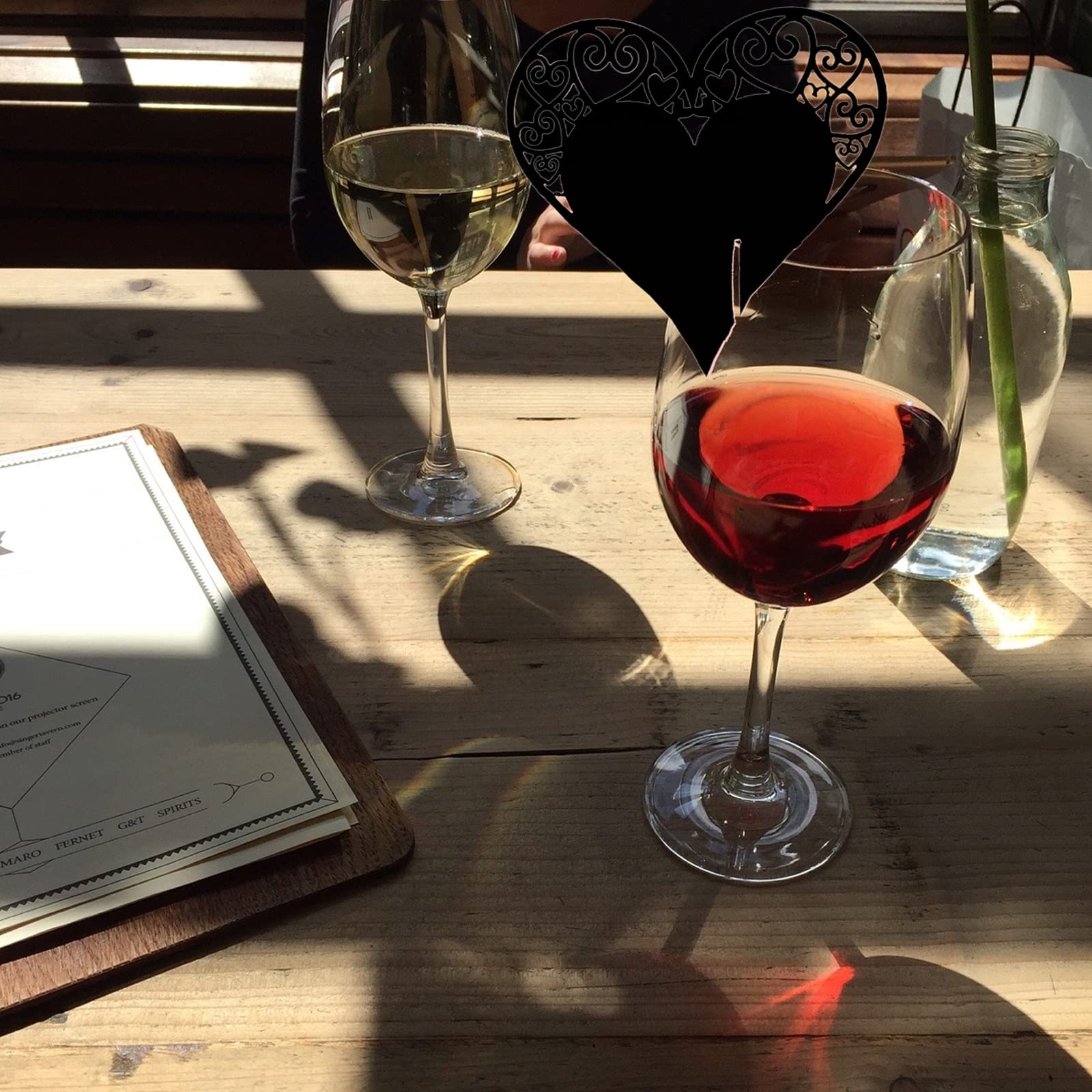 10 Pezzi Segnaposto A Forma Di Cuore Cava Per Decorazione Bicchieri Di Vino, Matrimoni, Feste, Bar, Disposizione Tavolo | SHEIN ALIA