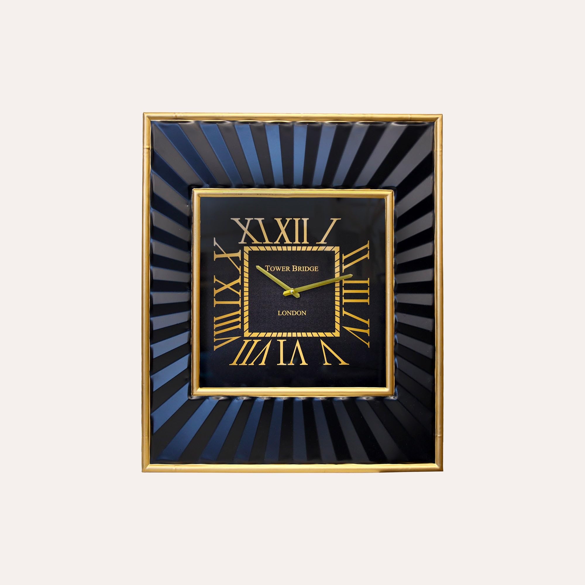 Horloge murale de forme rectangulaire haut de gamme Keyhomestore 60x70 cm