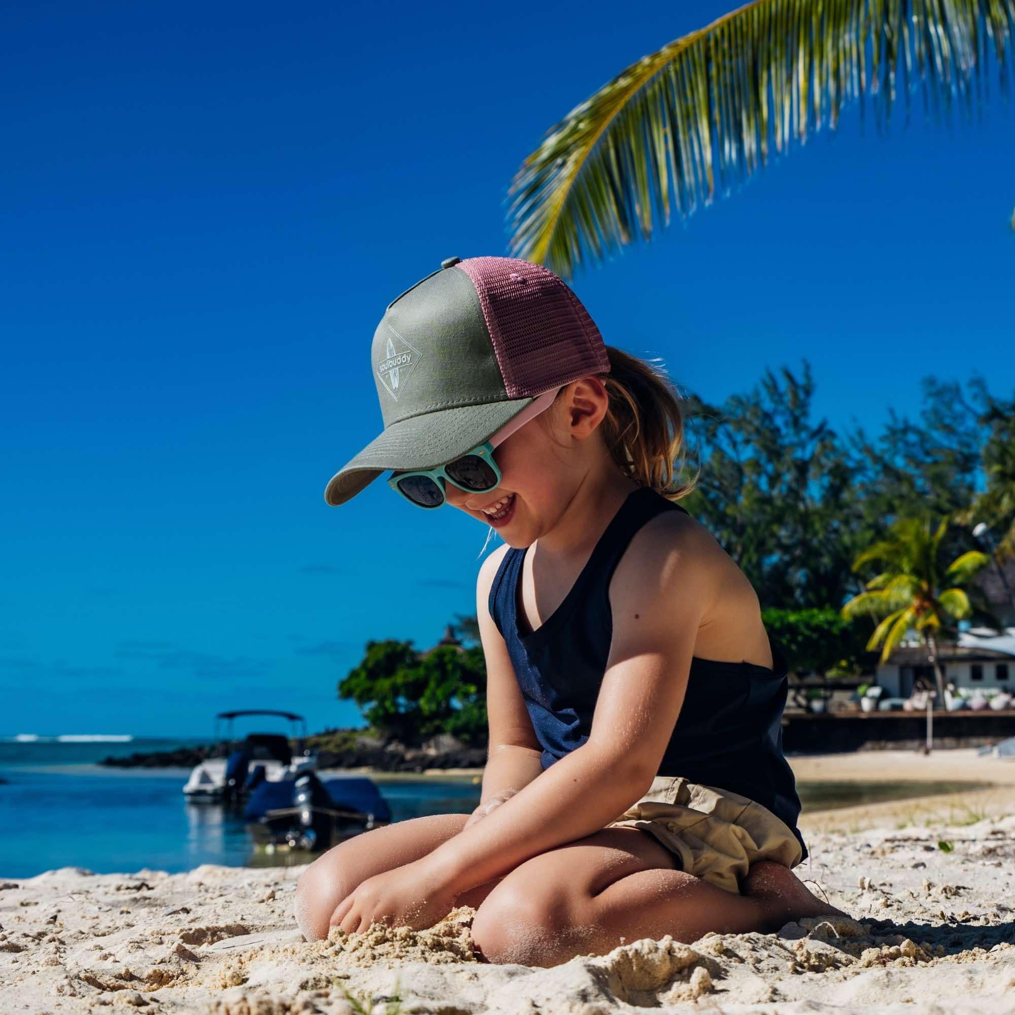 Soulbuddy Gorra Trucker para Ninos - Ropa Urbana Unisex - Gorra de béisbol para Ninos y Ninas - Gorra Elegante para Unas Vacaciones únicas
