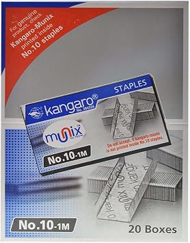 kangaro Staples no. 10-1M Set of 20 Box 100 Packs