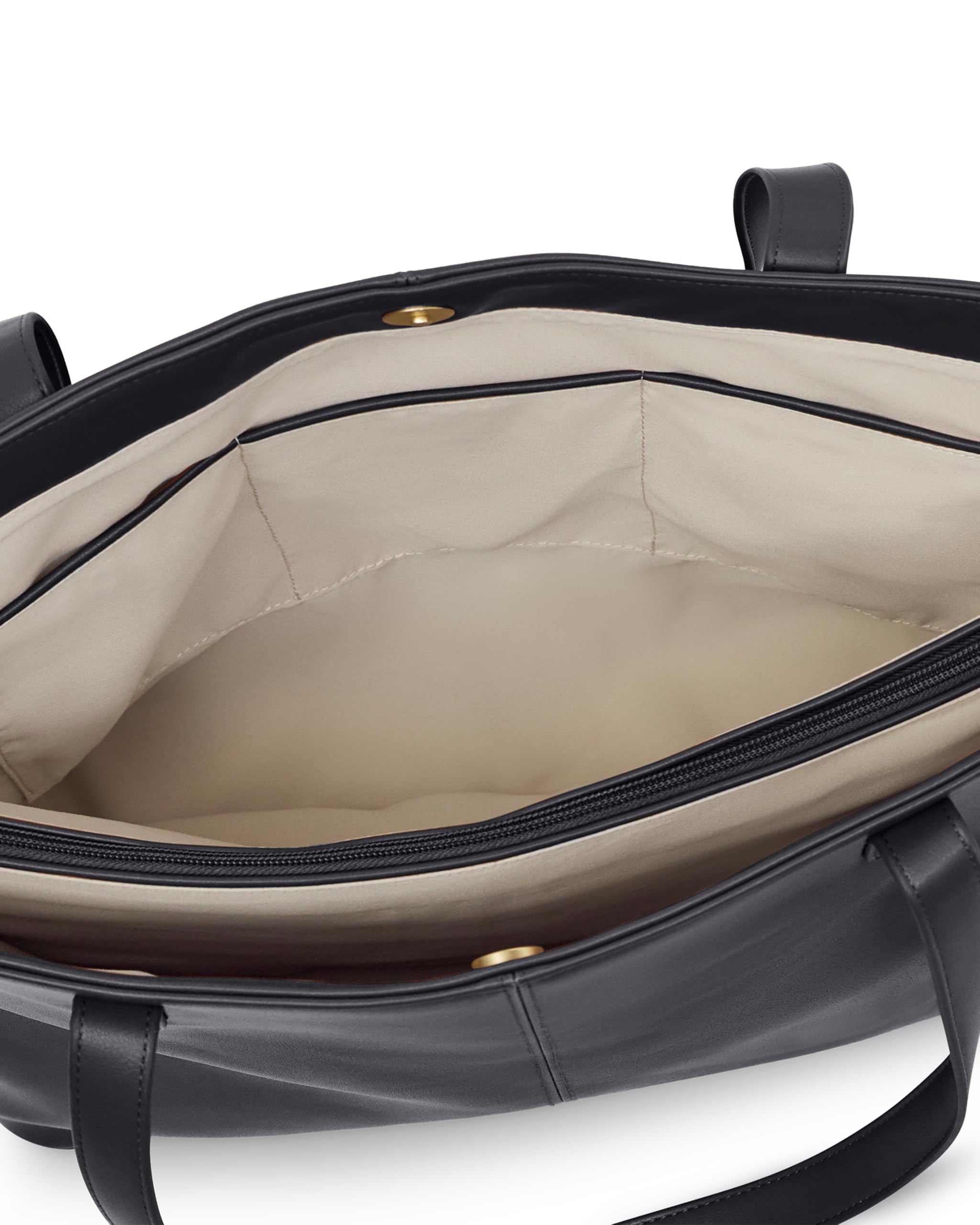 Expatrié Cabas Femme - Caro - Sac fourre-tout en similicuir - Sac à bandoulière élégant pour bureau, université ou école - Compartiment pour ordinateur portable 15 pouces - Hydrofuge