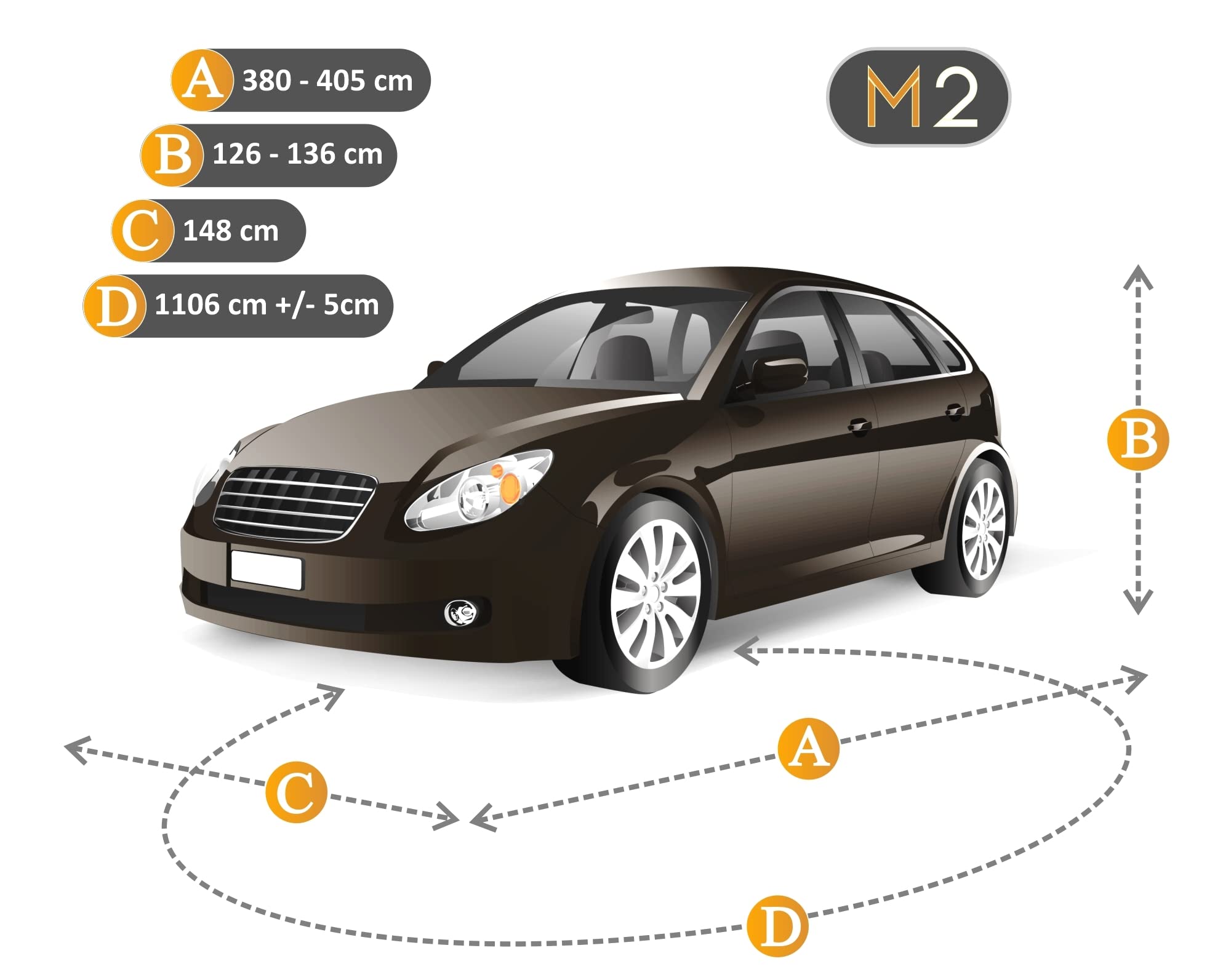 Bâche De Protection Pour Audi A2 (1999-2005) - Neuf Sous Emballage D'origine