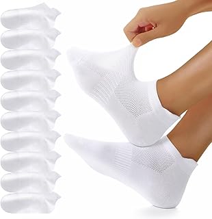 YouShow 10 Pares Calcetines Tobilleros Hombre Mujer Calcetines Deporte Calcetines Hombres Algodón Running