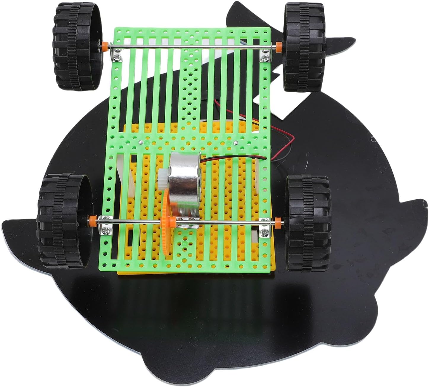 Solar Powered Mini Car Efficiently Converts Solar Energy for Kids Science Experiment Use ABS Material