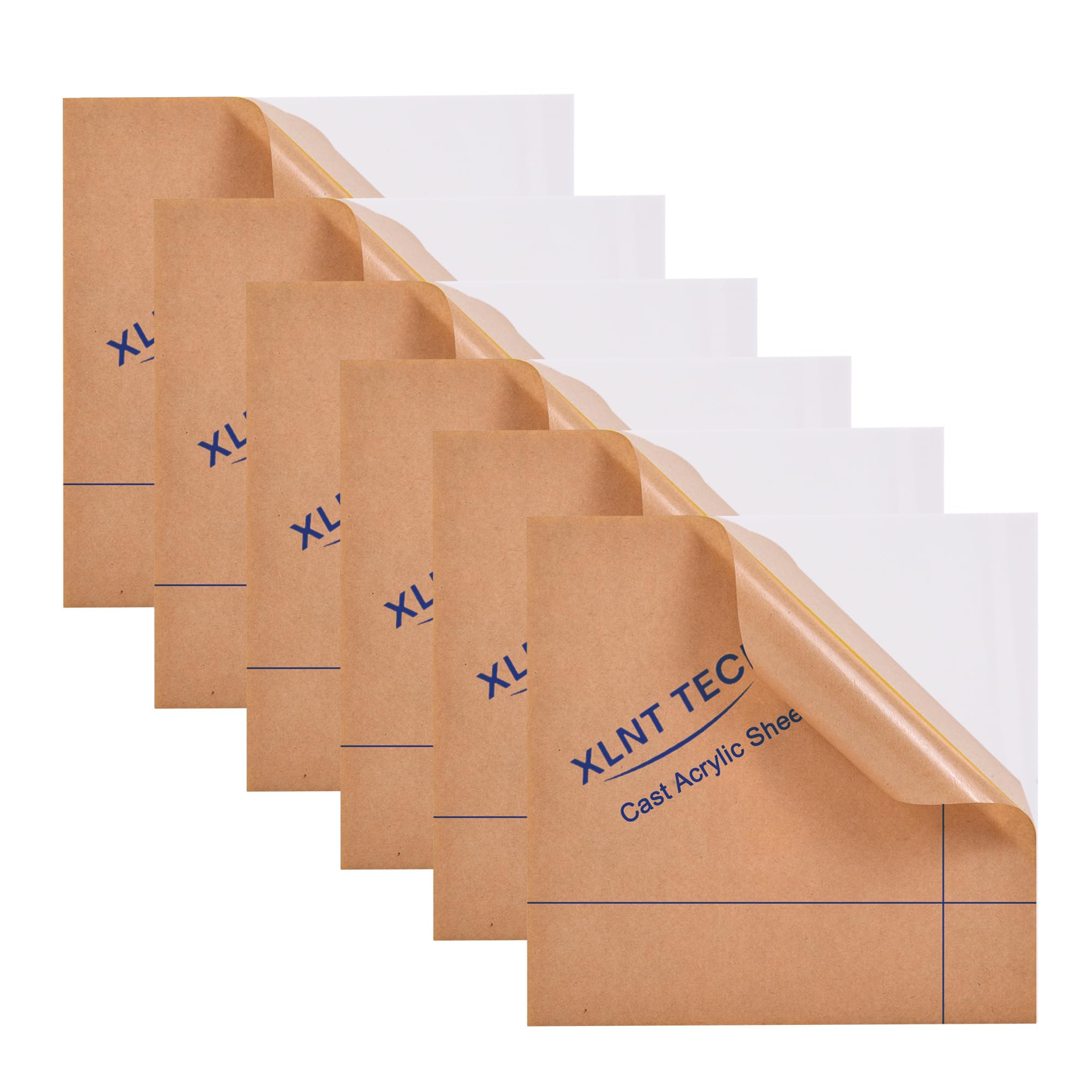 Yellow Acrylic Sheets - 6 Pack, DIY Projects -12