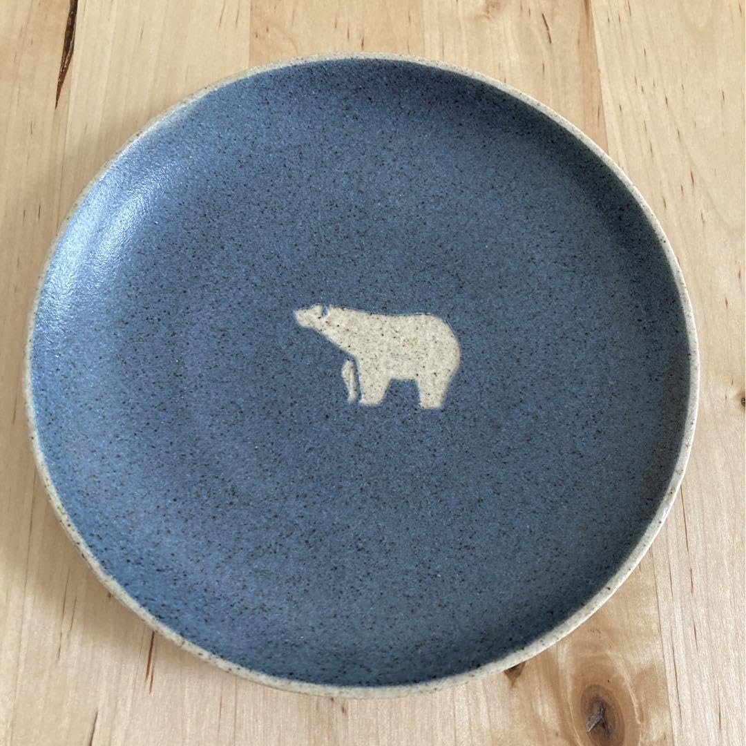 Lucyqian 苔色工房 シロクマプレート3点 9月分/3色プレート | 苔色工房