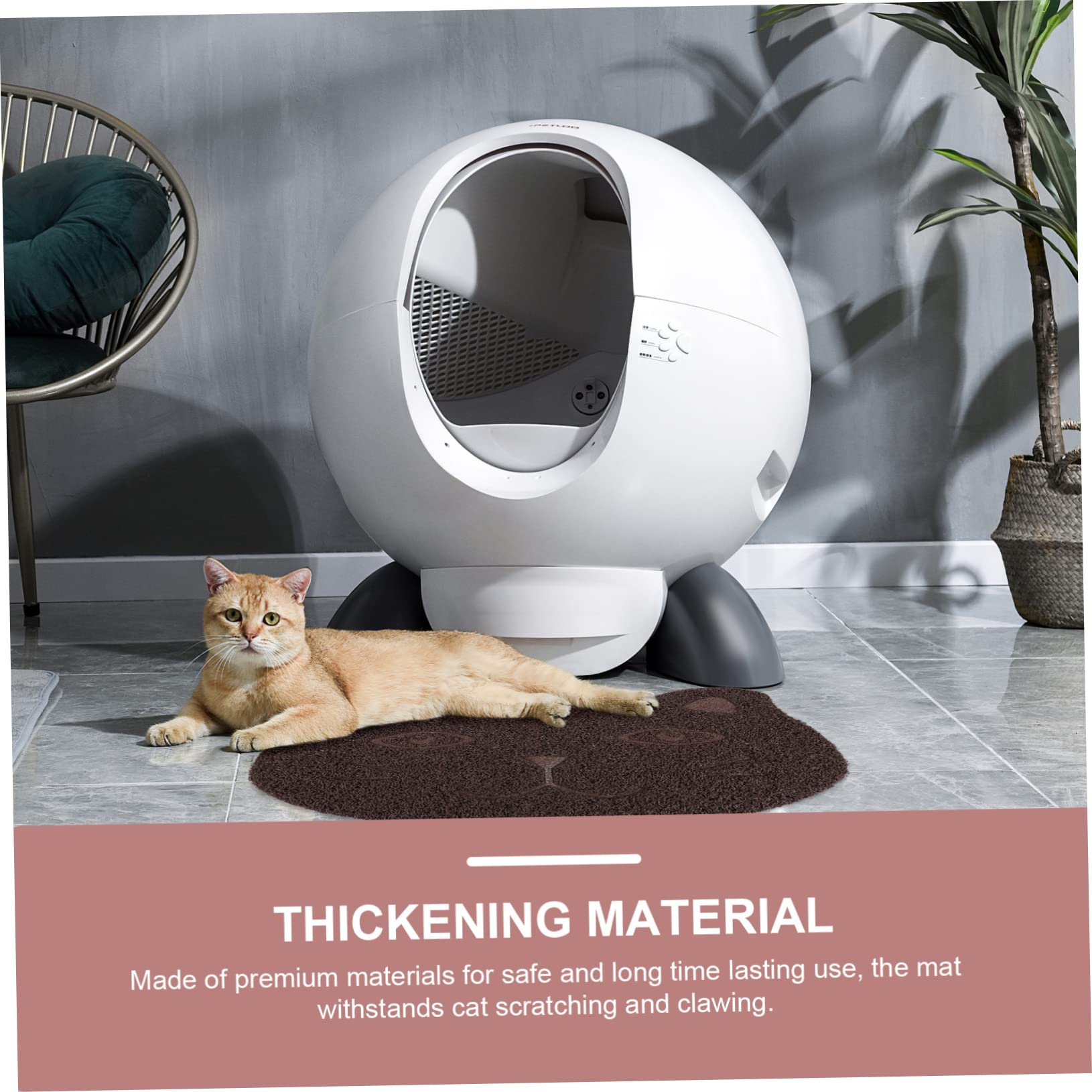 Sosoport 2 Sätze Katzenstreu Matte Katzentrainingsband Welpen Pads Katzenspielzeug Katzenstreu Fangmatte Katzenhängematte Katzenstreu Groß Kratzmatte Für Katzen Pvc 2 Stück * 2