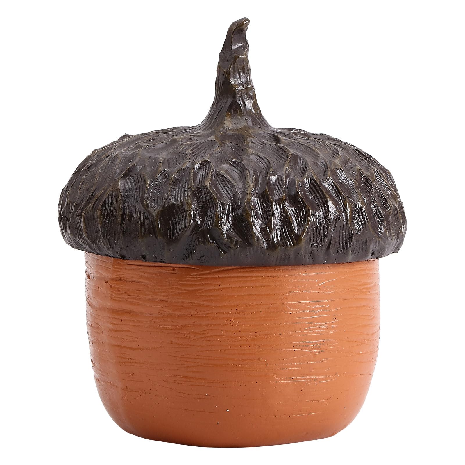 Boîte de rangement en forme de gland boisé CHGCRAFT aux finitions soignées
