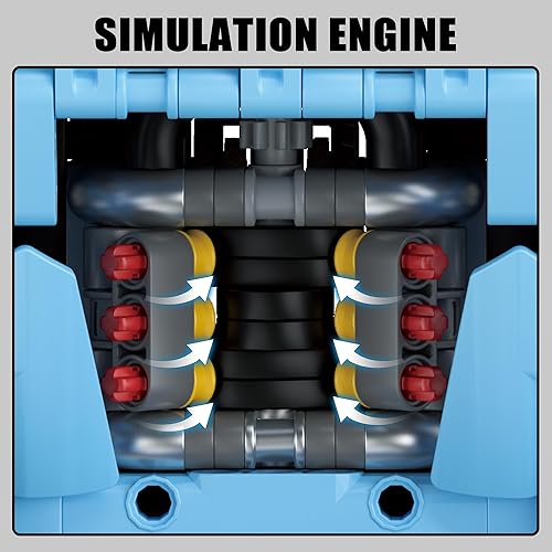 Miniatura 6 de Kit de construcción de autos deportivos para adultos, juego de bloques de construcción desafiantes MOC 114, auto de carreras, regalos de súper autos